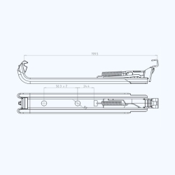 GRZEJNIK STALOWY PANELOWY dwupanelowy 600 x 800 mm C22 BOCZNY  Wyprzedaż 24H