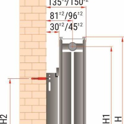 GRZEJNIK STALOWY PANELOWY dwupanelowy 600 x 800 mm C22 BOCZNY  Wyprzedaż 24H