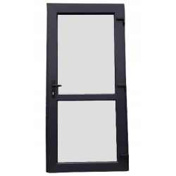 Drzwi Zewnętrzne PCV 100 x 210 Drzwi Wejściowe Przeszklone Od Ręki