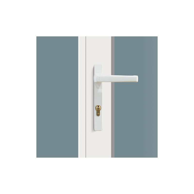 Drzwi Zewnętrzne PCV 100 x 210 Drzwi Wejściowe Białe Drzwi Od Ręki