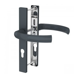 Drzwi Zewnętrzne PCV 100 x 210 Drzwi Antracytowe Sklep Biuro 24H