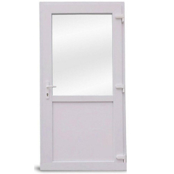 Drzwi Zewnętrzne PCV 100 x 210 Drzwi Wejściowe Białe Drzwi Od Ręki