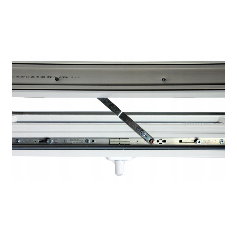 Okno PCV 45 x 45 / 450 x 450 Okno PVC Uchylne Białe Szyba Mat 24H
