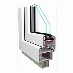 Okno PCV 45 x 45 / 450 x 450 Okno PVC Uchylne Białe Szyba Mat 24H