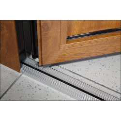 Drzwi Zewnętrzne PCV 105 x 210 cm Drzwi PVC Złoty Dąb 24H