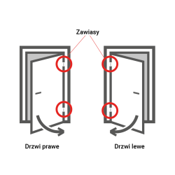 Drzwi Zewnętrzne PCV 105 x 210 cm Drzwi PVC Złoty Dąb 24H