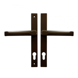 Drzwi Zewnętrzne PCV 105 x 210 cm Drzwi PVC Złoty Dąb 24H