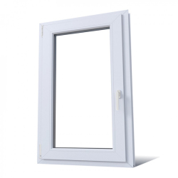 Okno PCV Rozwierne 40x50 cm Okno 400x500 mm Okno Dwuszybowe Białe Nowe