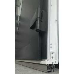 Drzwi Zewnętrzne PCV 105 x 210 Drzwi PVC INOX Antracytowe Od Ręki