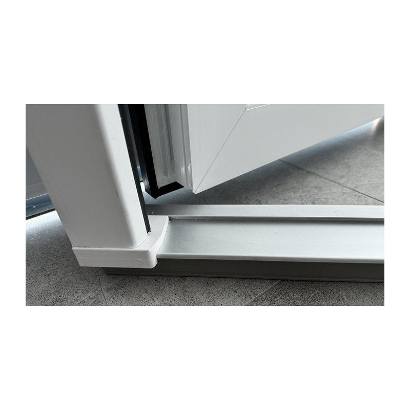 Drzwi Zewnętrzne PCV 105 x 210 Drzwi PVC INOX Antracytowe Od Ręki