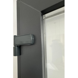 Drzwi Zewnętrzne PCV 105 x 210 Drzwi PVC Antracyt Od Ręki