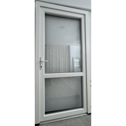 Drzwi Zewnętrzne PCV 105 x 210 Drzwi PVC Antracyt Od Ręki