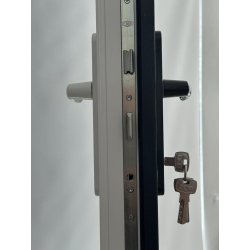 Drzwi Zewnętrzne PCV 105 x 210 Drzwi PVC Antracyt Od Ręki