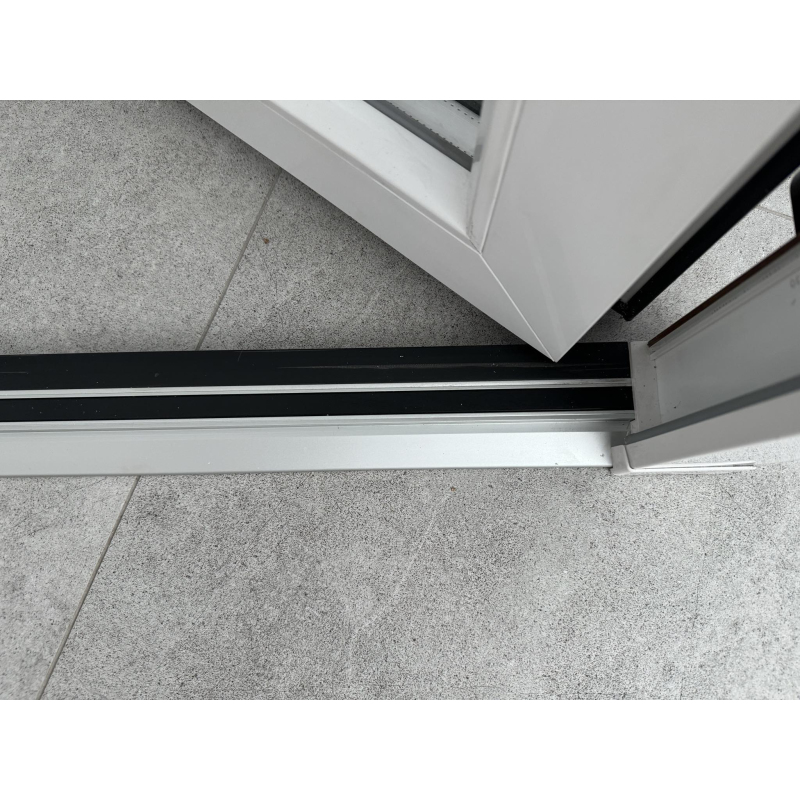 Drzwi Zewnętrzne PCV 100 x 210 cm Drzwi PVC Sklepowe Złoty Dąb 24H