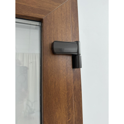 Drzwi Zewnętrzne PCV 105 x 210 cm Drzwi PVC Złoty Dąb 24H