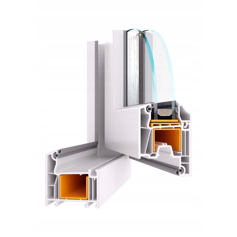 Okno PCV 70 X 50 / 700 X 500 Okno Rozwierno-Uchylne Białe Ciepłe 24H