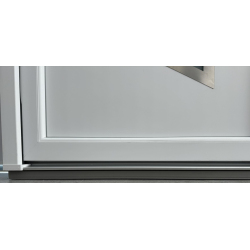 Drzwi Zewnętrzne PCV 105 x 210 Nowoczesne Drzwi PVC INOX Antracytowe