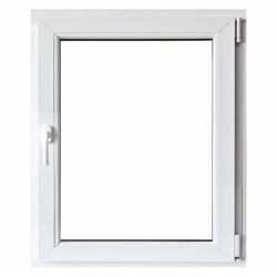 Okno PCV 60 x 80 cm Białe Uchylno-Rozwierne Szyba Podwójna 24H