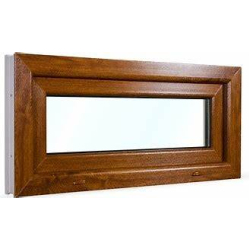 Okno PCV 85 x 45 / 850 x 450 Okno Uchylne Złoty Dąb Dwuszybowe