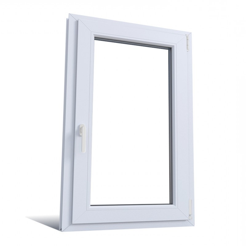 Okno PCV 50 x 60 cm Okno Rozwierne Białe Szyba Podwójna 24H