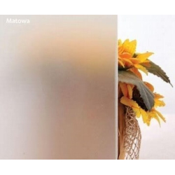 Okno PCV Uchylne 85 X 45 Okno Złoty Dąb Szyba Matowa 24H