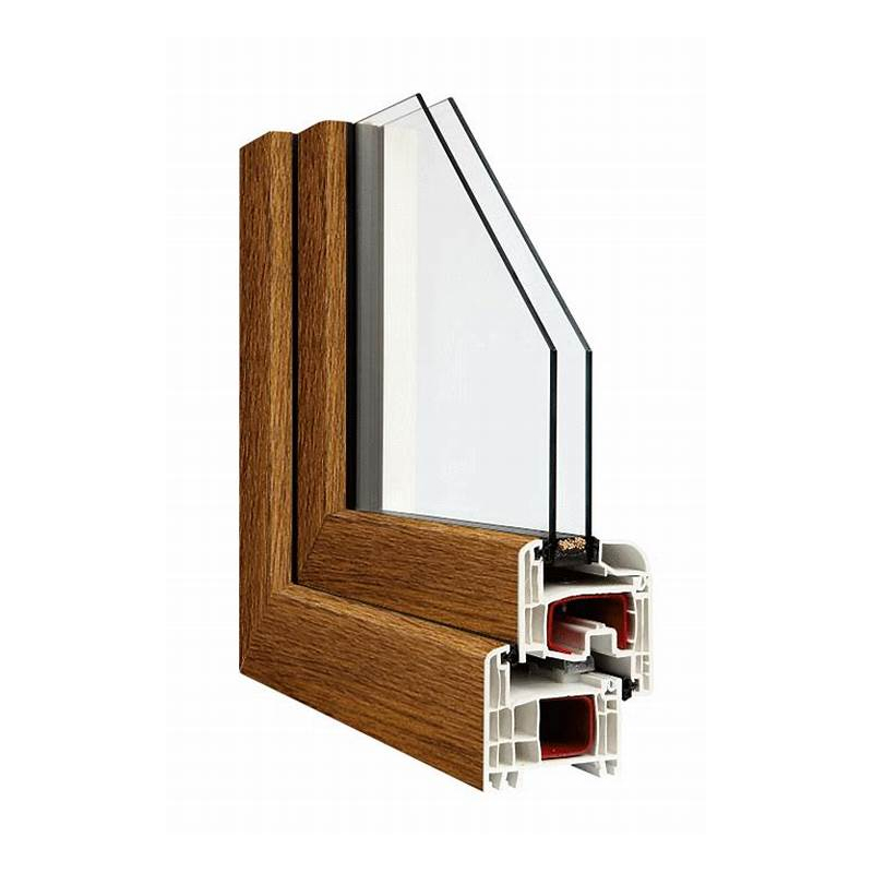 Okno PCV Uchylne 40 x 40 cm Okna PVC Złoty Dąb Szyba Podwójna 24H