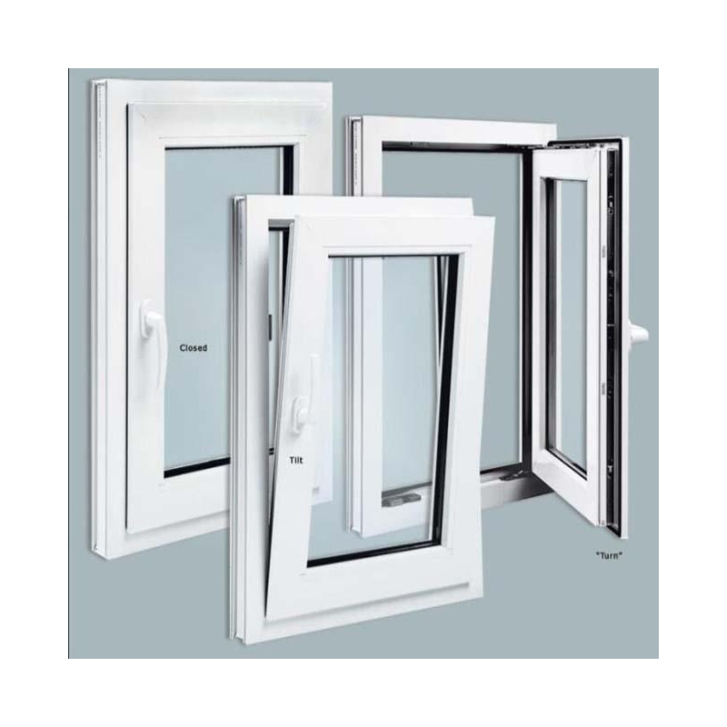 Okno PCV 70 x 100 cm  Okna PVC Uchylno-Rozwierne Białe 24H