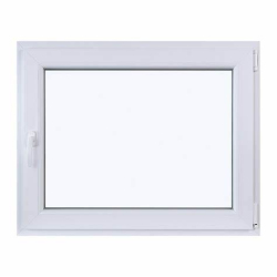 OKNO PCV RU Prawe 800 x 600 / 80 x 60 Białe Od Ręki Dostawa w 24h