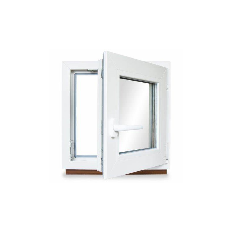 Okno PCV 45x45 / 450x450 Okno PVC Dwuszybowe Białe 24h