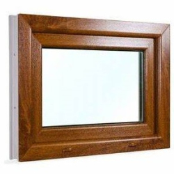 Okno PCV Uchylne 70 x 40 cm Okno Złoty Dąb Dwuszybowe 24H