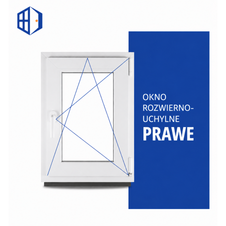Okno PCV 55 x 85 cm Okno...