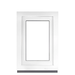 Okno PCV 55 x 65 cm Okno Rozwierno-Uchylne Białe LEWE Dwuszybowe
