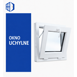 Okno PCV 60 x 60  Uchylne BIAŁE  Szyba Podwójna