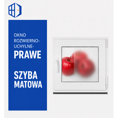 Okno PCV 40 x 40 Okno Białe...