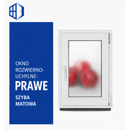 Okno PCV 50 x 60 cm Białe...