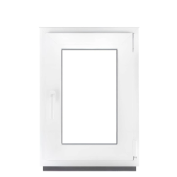 Okno PCV 75 x 90 cm Białe Rozwierno-Uchylne Dwuszybowe PRAWE
